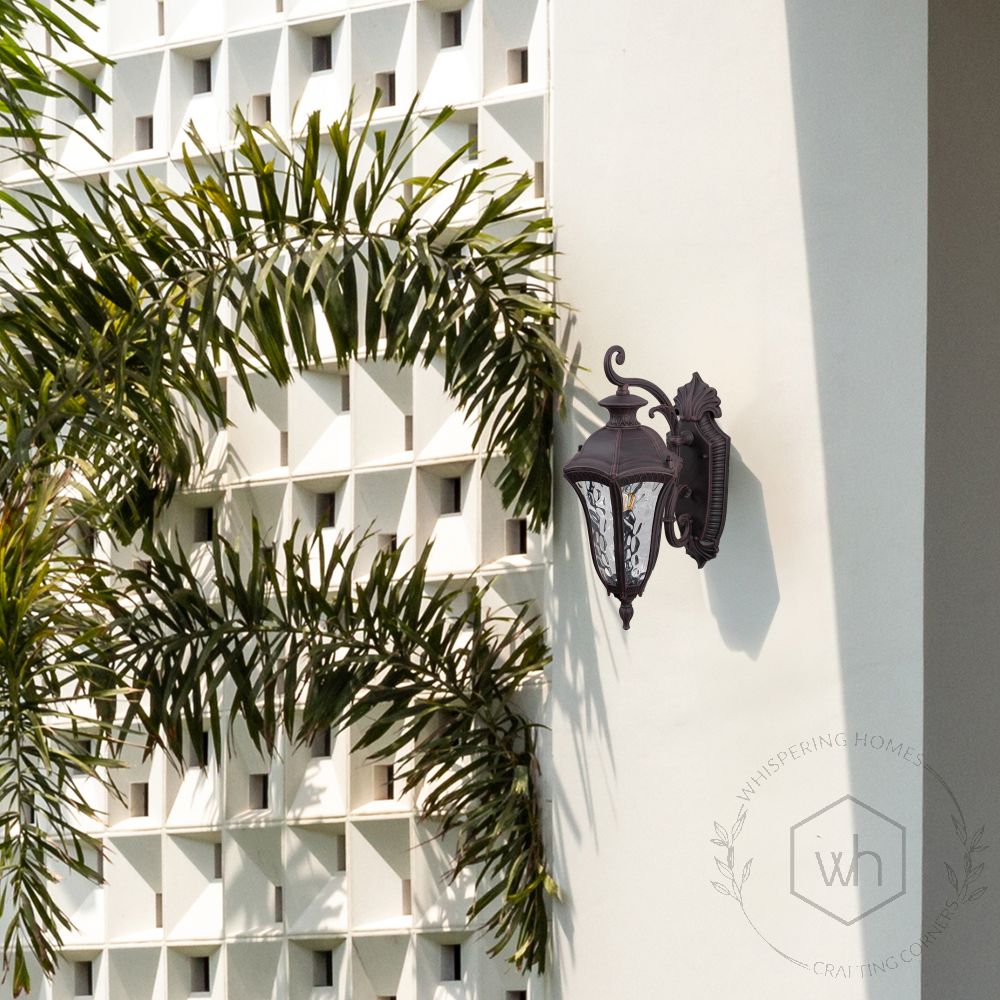 Adam Outdoor Wall Light - Black Lifestyle