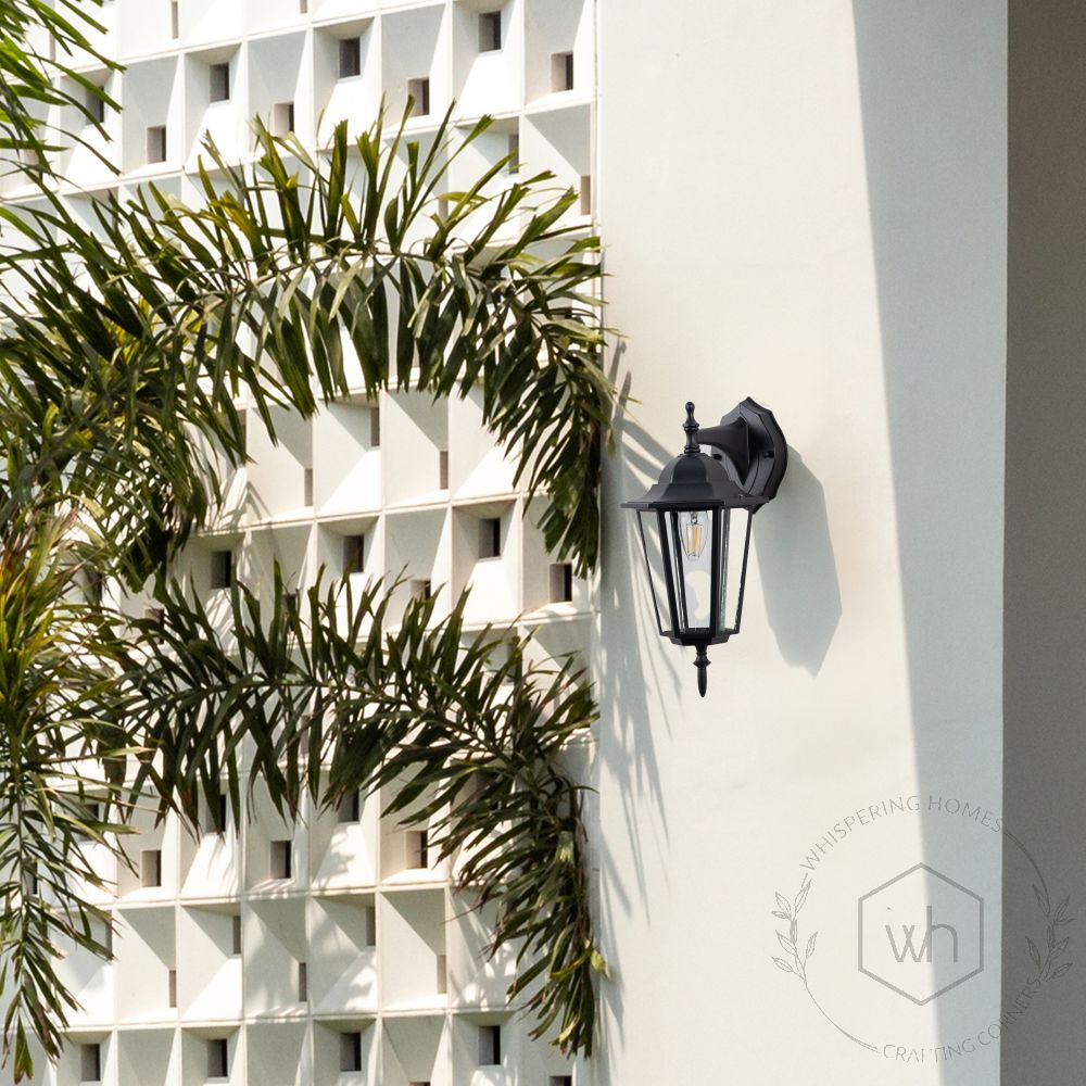 Down Facing Outdoor Wall Light - Small Lifestyle