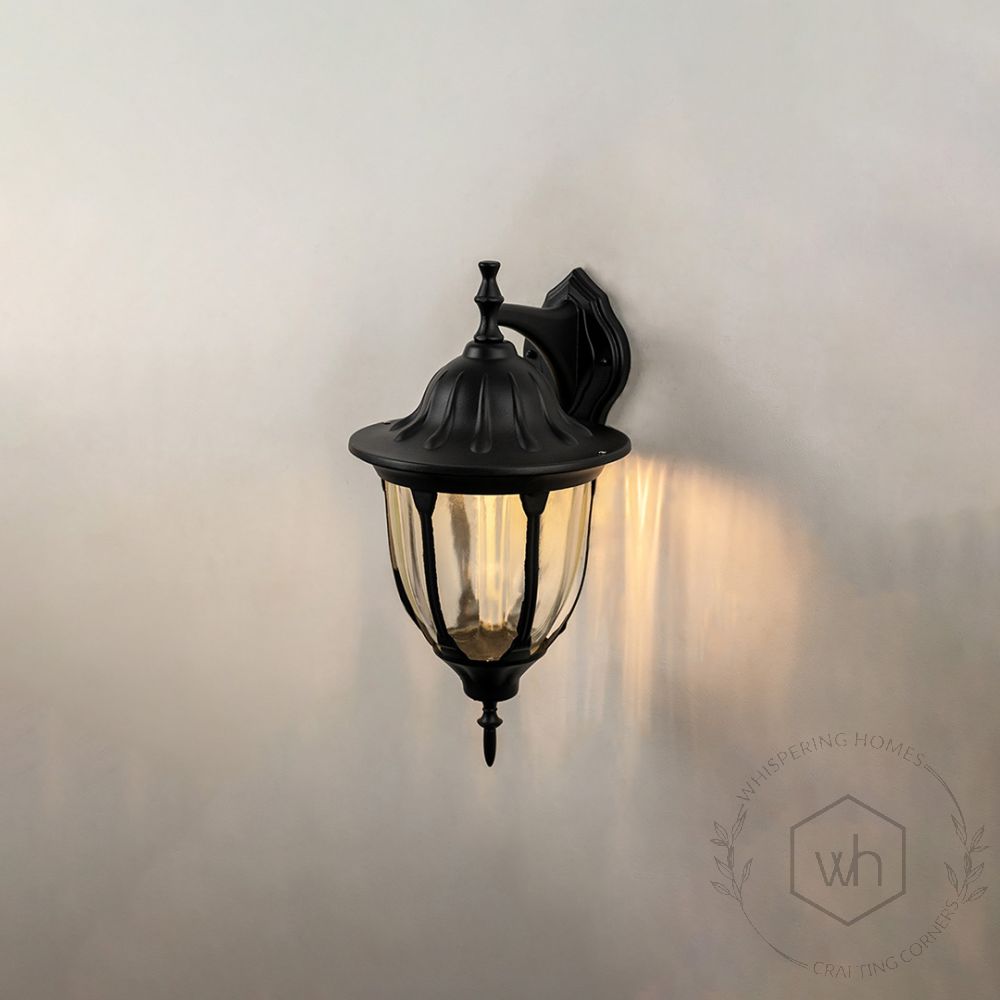 Morocco Outdoor Wall Light - Small Light On White Background