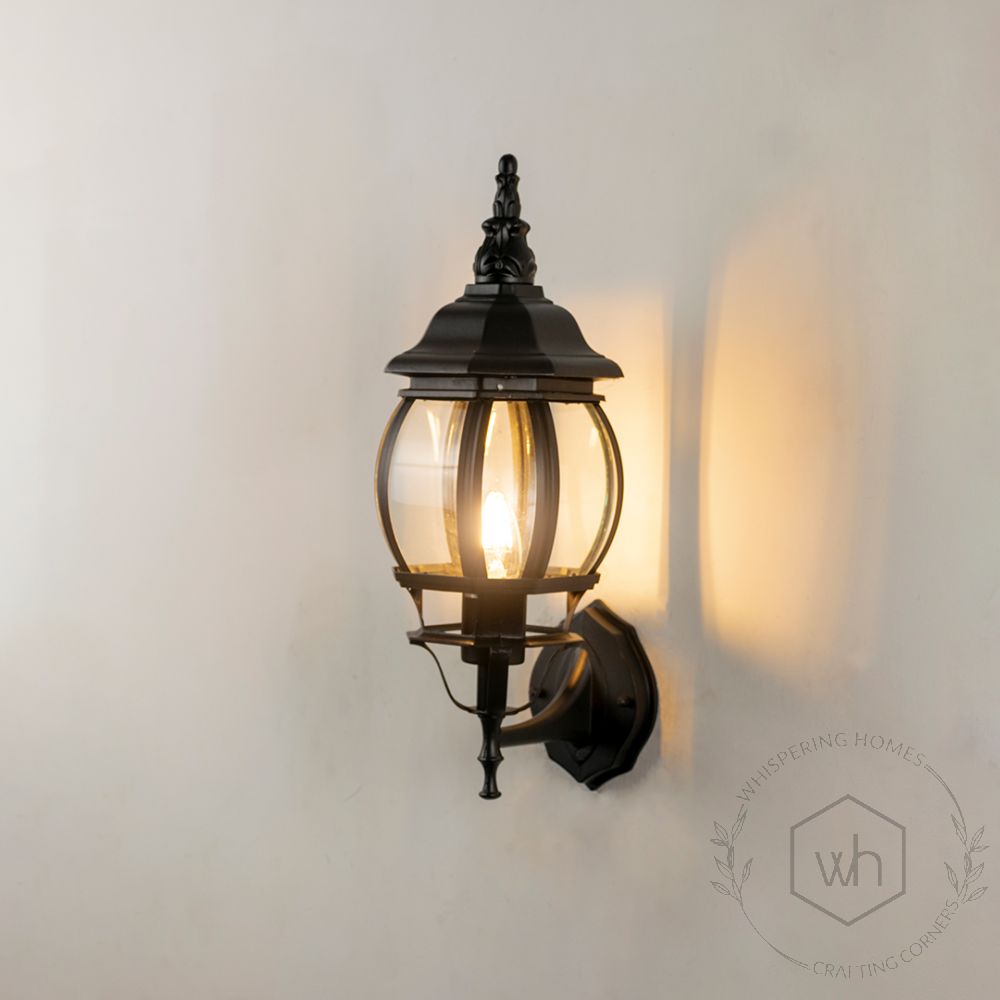 Exterior Outdoor Wall Light - Small Light On White Background