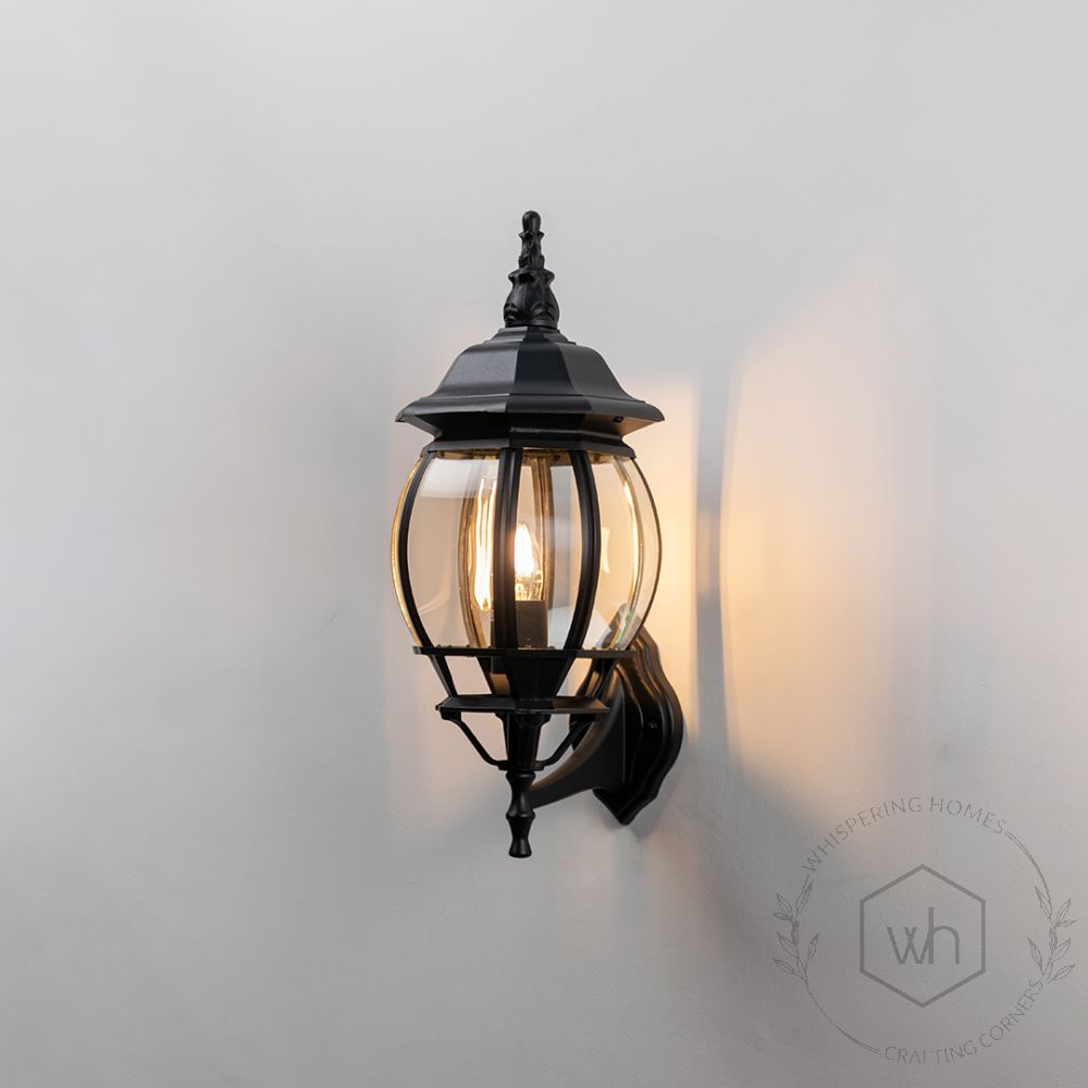 Exterior Outdoor Wall Light - Large Light On White Background