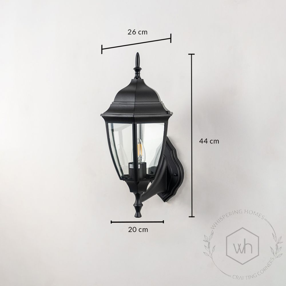 Outdoor Wall-Mount Lantern - large Dimensions