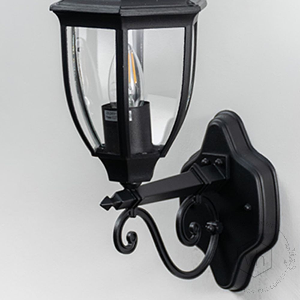 Victorian Outdoor Wall Light - Up Closeup