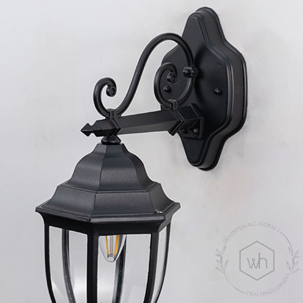 Victorian Outdoor Wall Light - Down Closeup