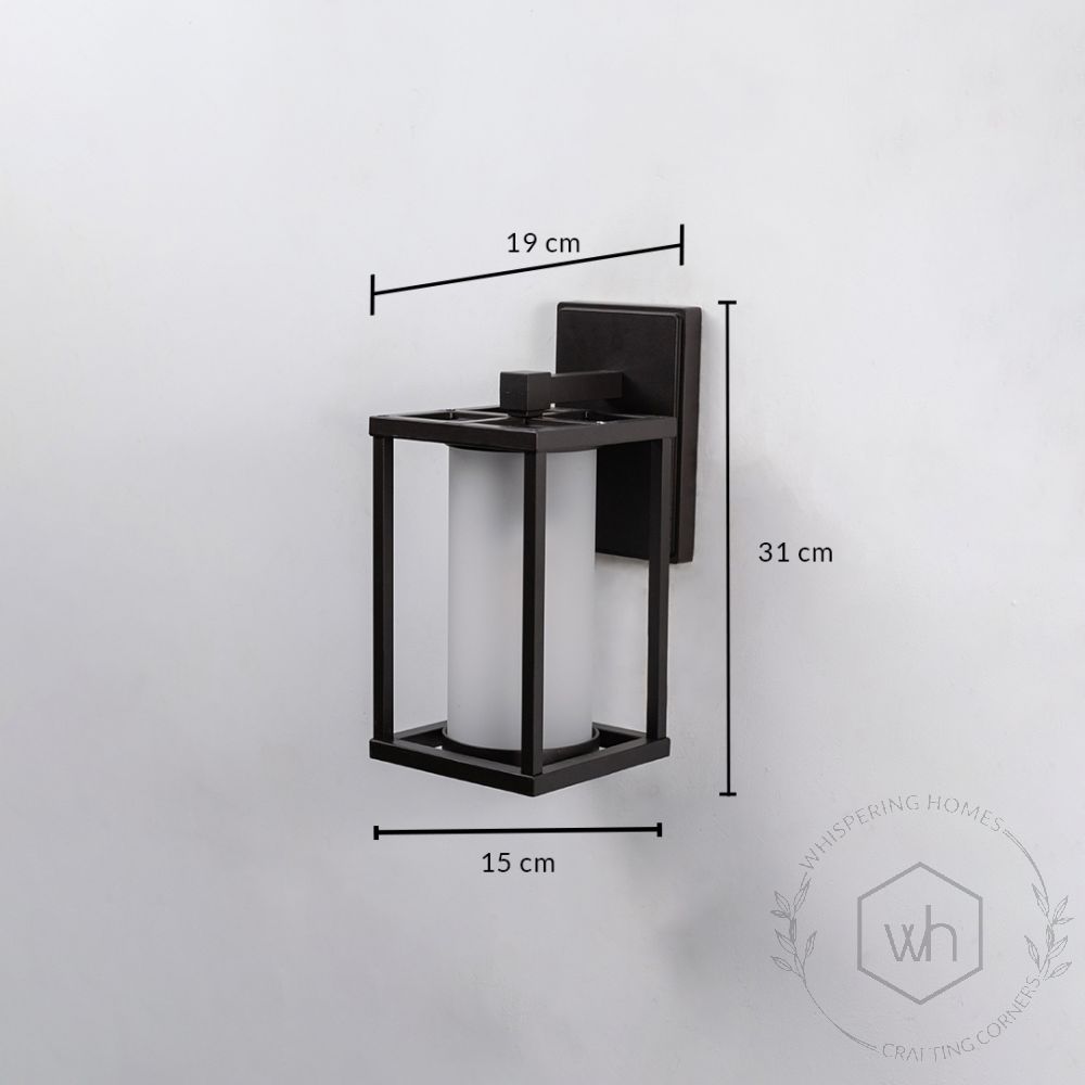 Outdoor Wall Lamp - Brown Dimensions