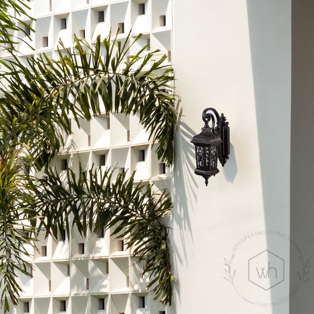 Valhalla Outdoor Wall Light - Dark Brown Lifestyle