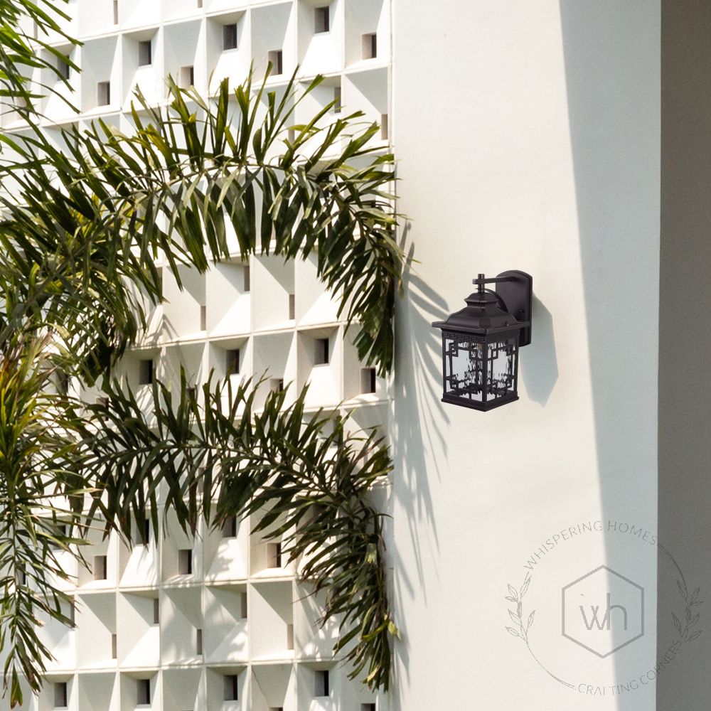 Chamberlin Outdoor Wall Light - Dark Brown Lifestyle