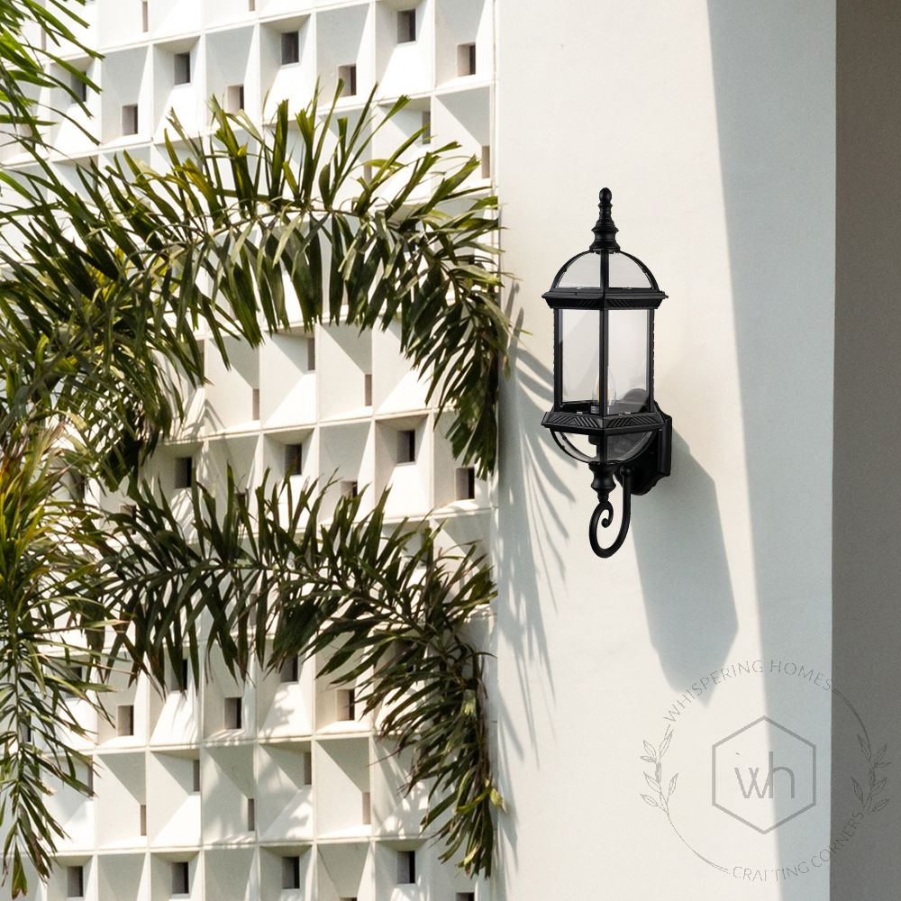 Licit Outdoor Wall Light - Black Lifestyle