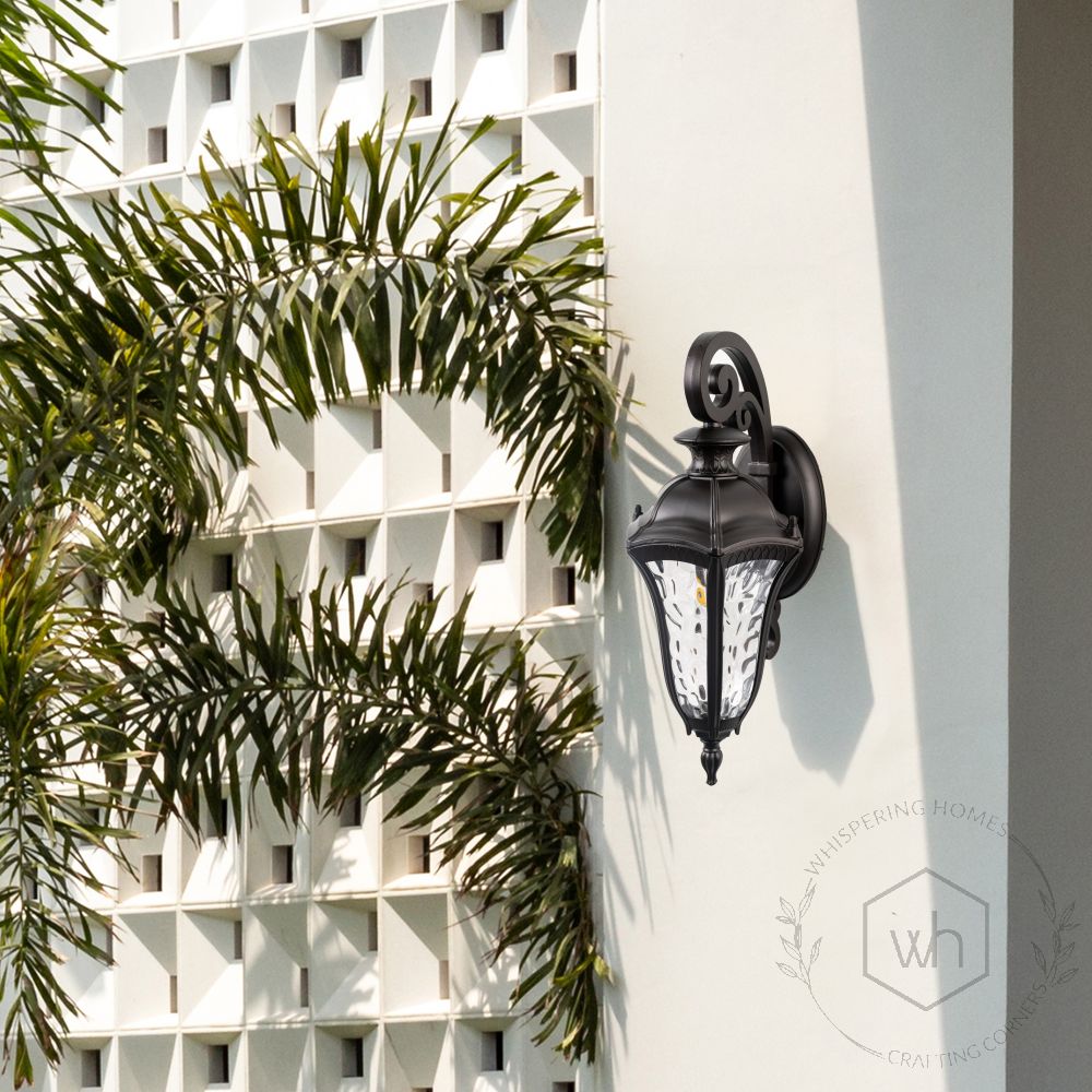 Bosom Outdoor Wall Light - Dark Brown Lifestyle