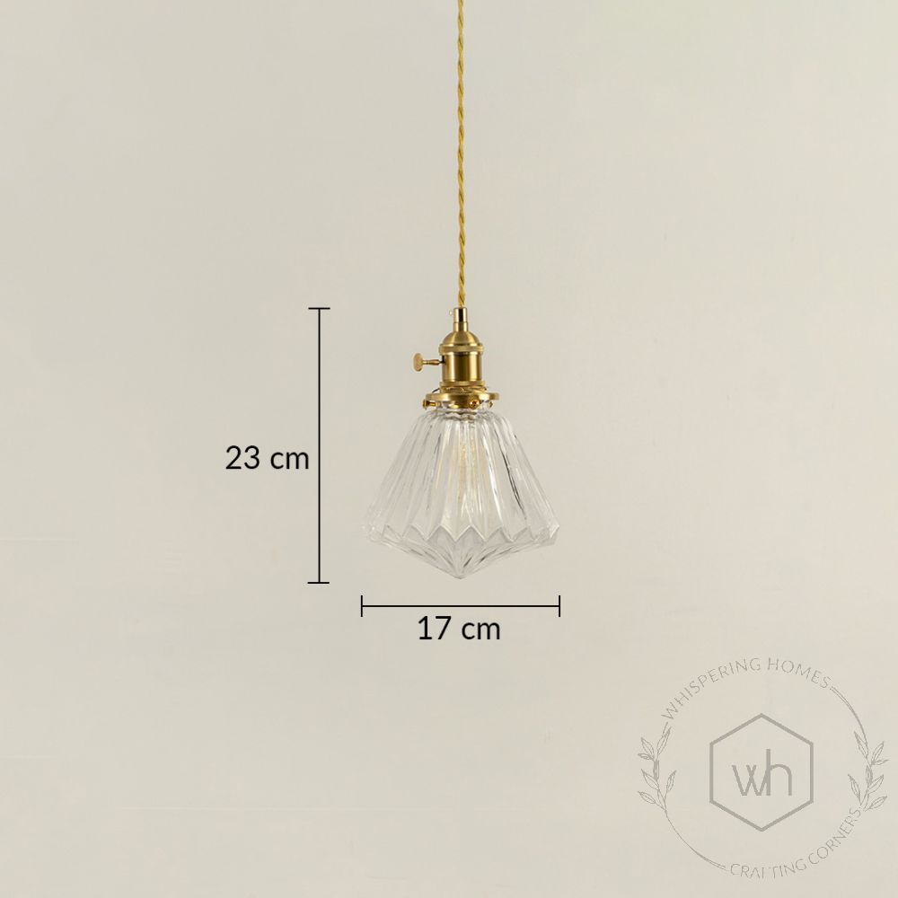 Petalos Glass Hanging Light Dimensions