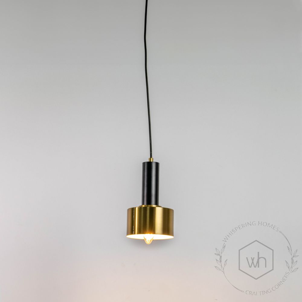 Nordic Style Sinple Pendant Light Light On White Background