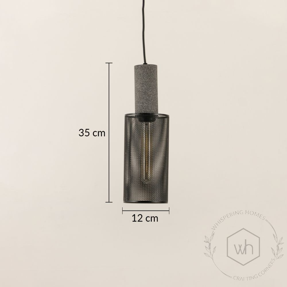 Aim Dark Grey Pendant Light Dimensions