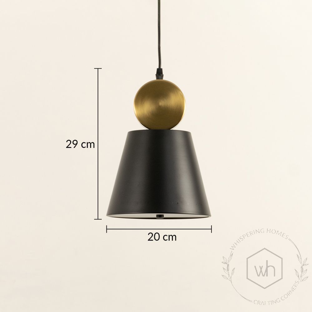 Gatik Drop Pendant Light Large Dimensions