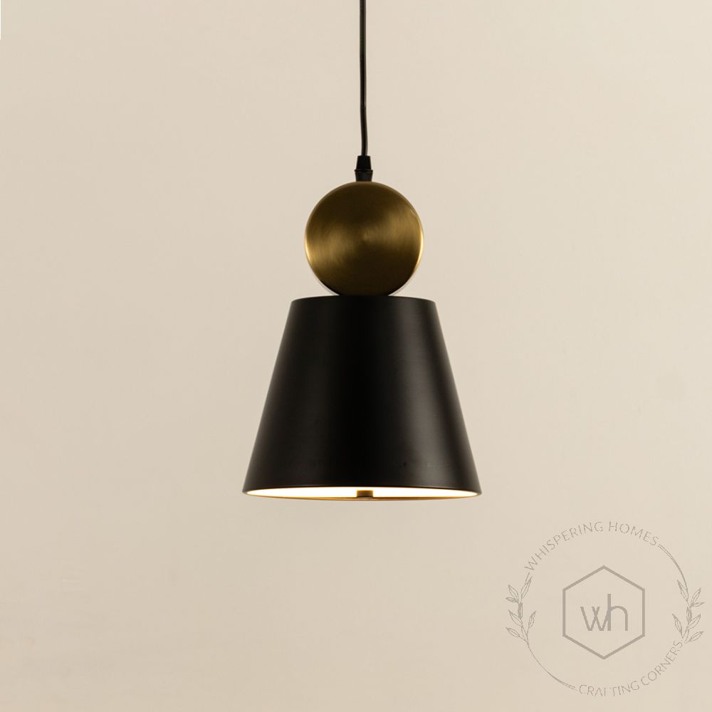 Gatik Drop Pendant Light Large Light On White Background