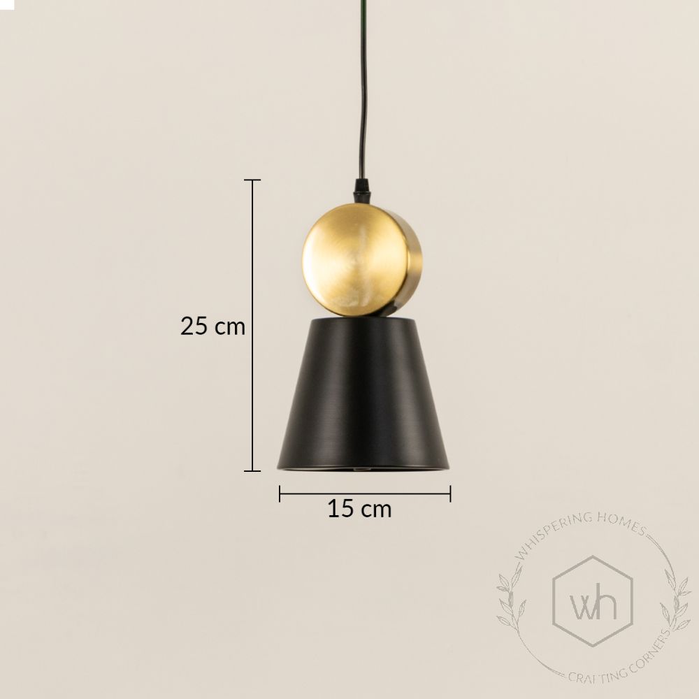 Gatik Drop Pendant Light Small Dimensions