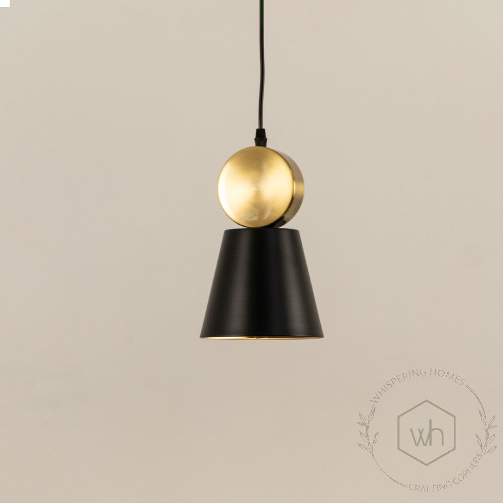 Gatik Drop Pendant Light Small Light On White Background