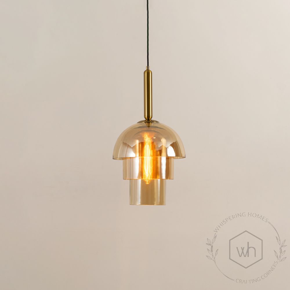 Jolly Pendant Lamp Light On White Background