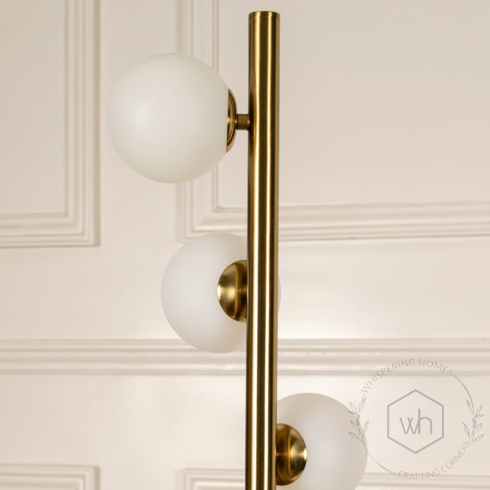 Kingsley Floor Lamp for Living Room Closeup 2