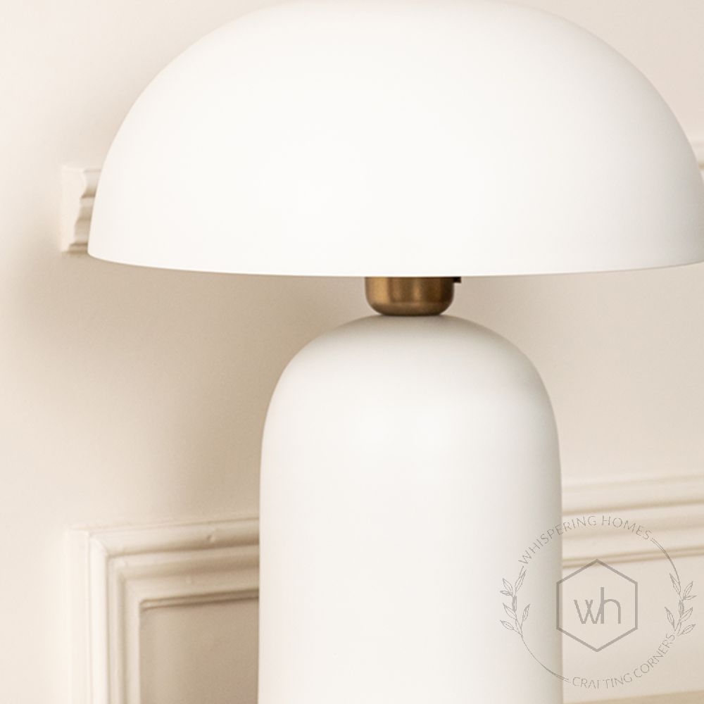 Fungi Metal Table Lamp Closeup