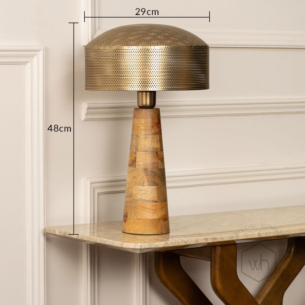 Merlin Metal Table Lamp Dimensions