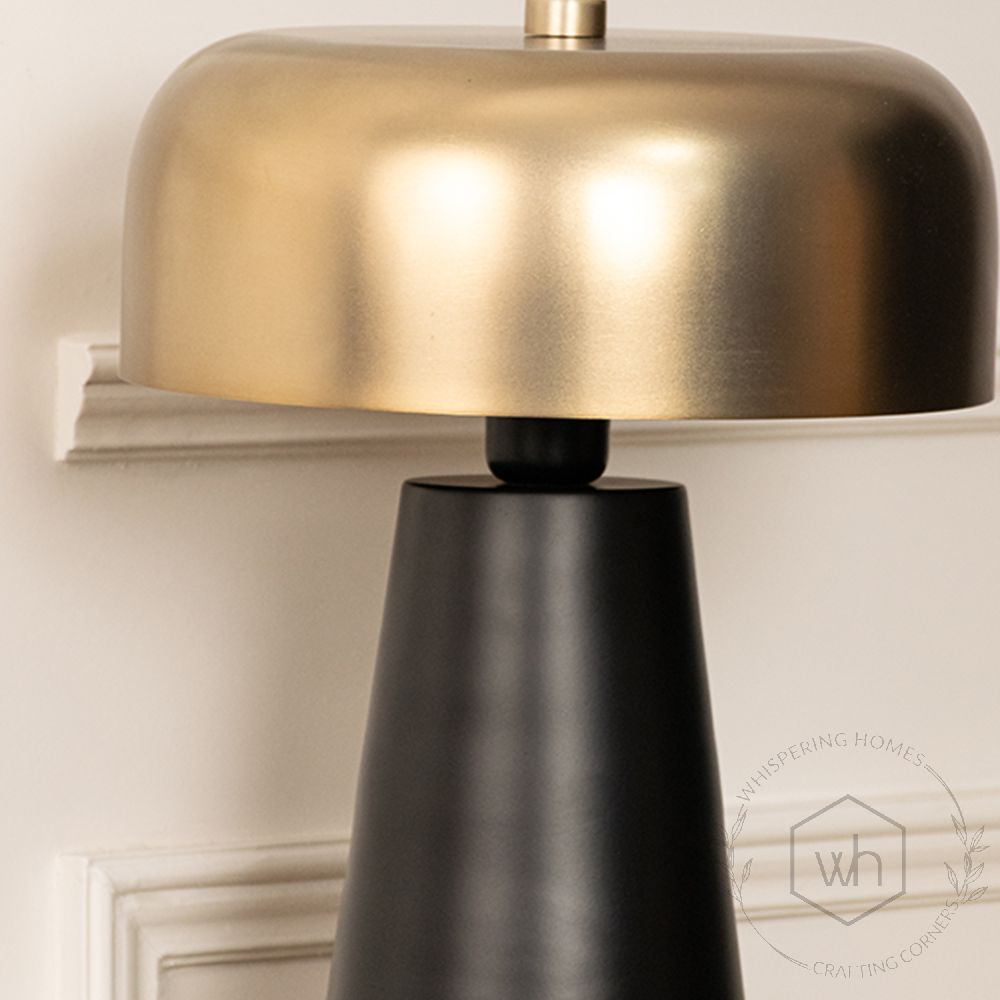 Blanca Metal Table Lamp Closeup