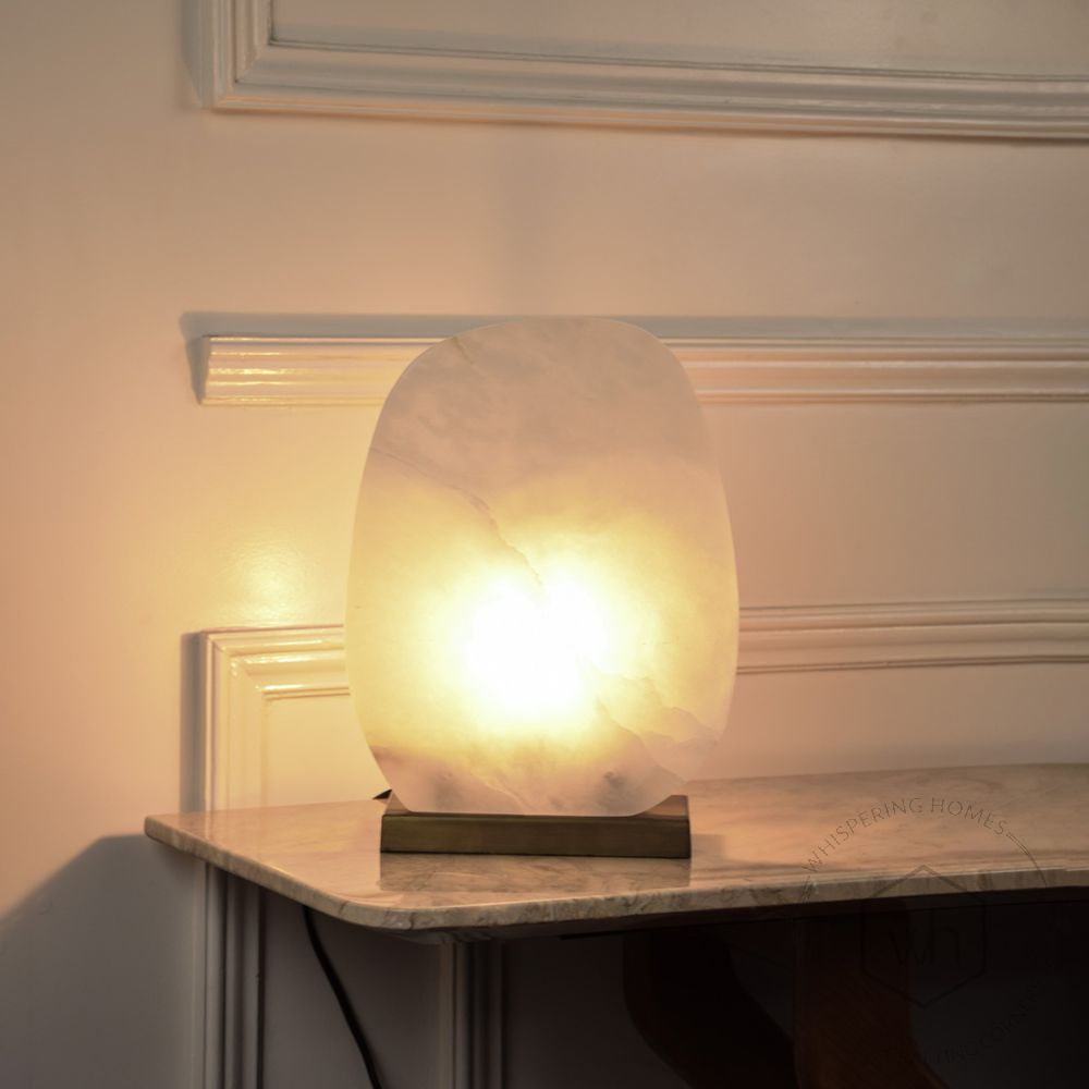 Karst Table Lamp Light On White Background