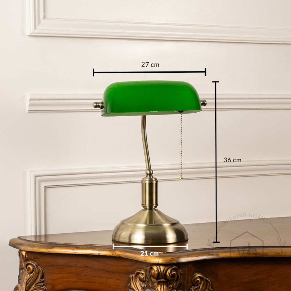 Bankers Lamp Dimensions