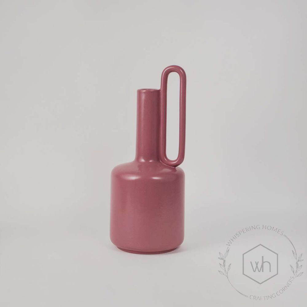Ata Ceramic Flower Vase Pink