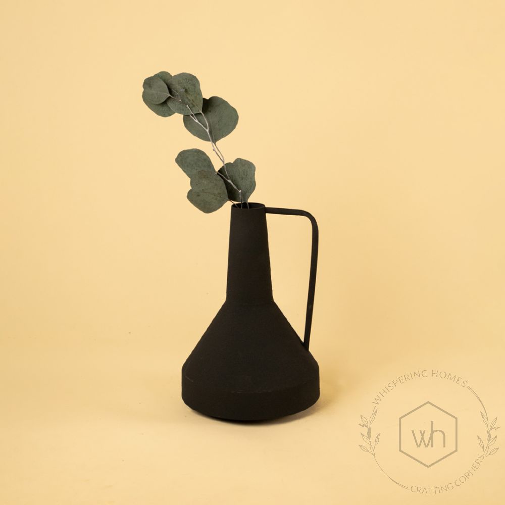 Funnel Vase - Black Lifestyle