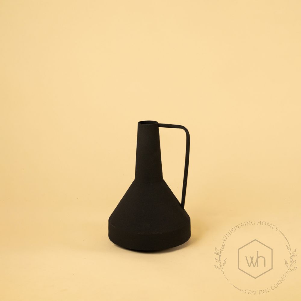 Funnel Vase - Black White Background