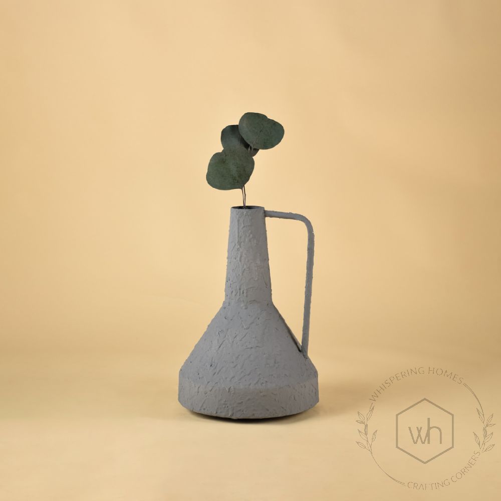 Funnel Vase - Dark Grey Lifestyle