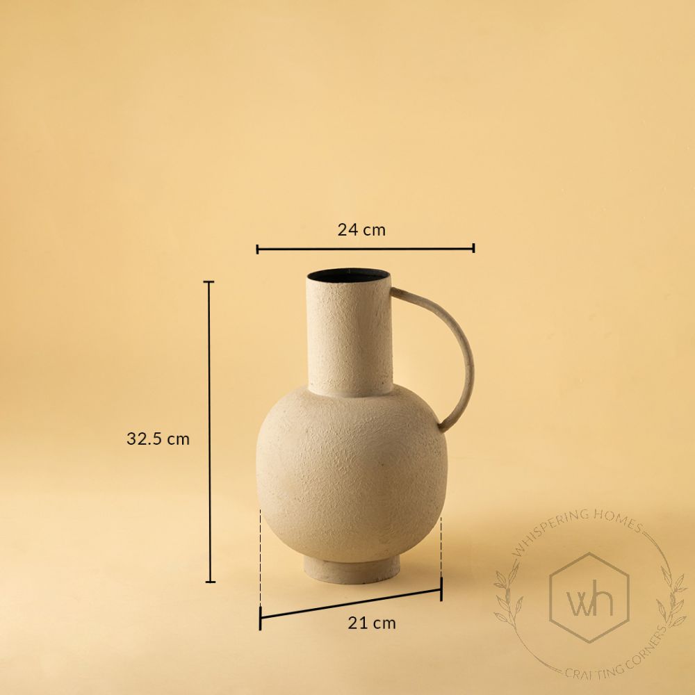 Kuzah Vase - Grey Dimensions