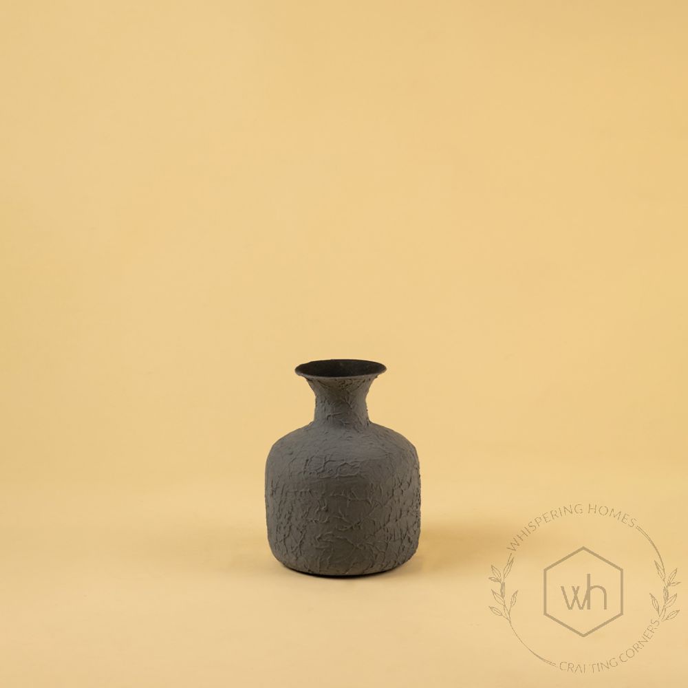 Reverie Vase - Dark Grey White Background