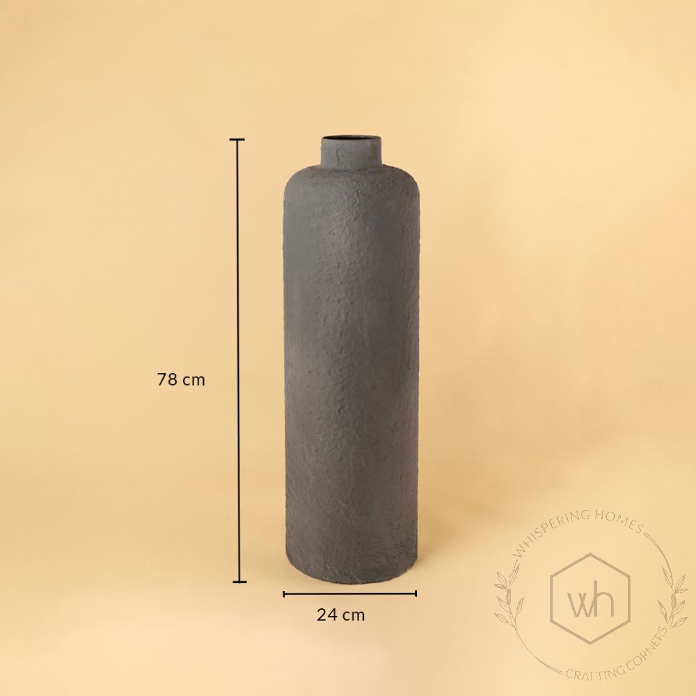 Kundika Vase - Dark Grey Dimensions