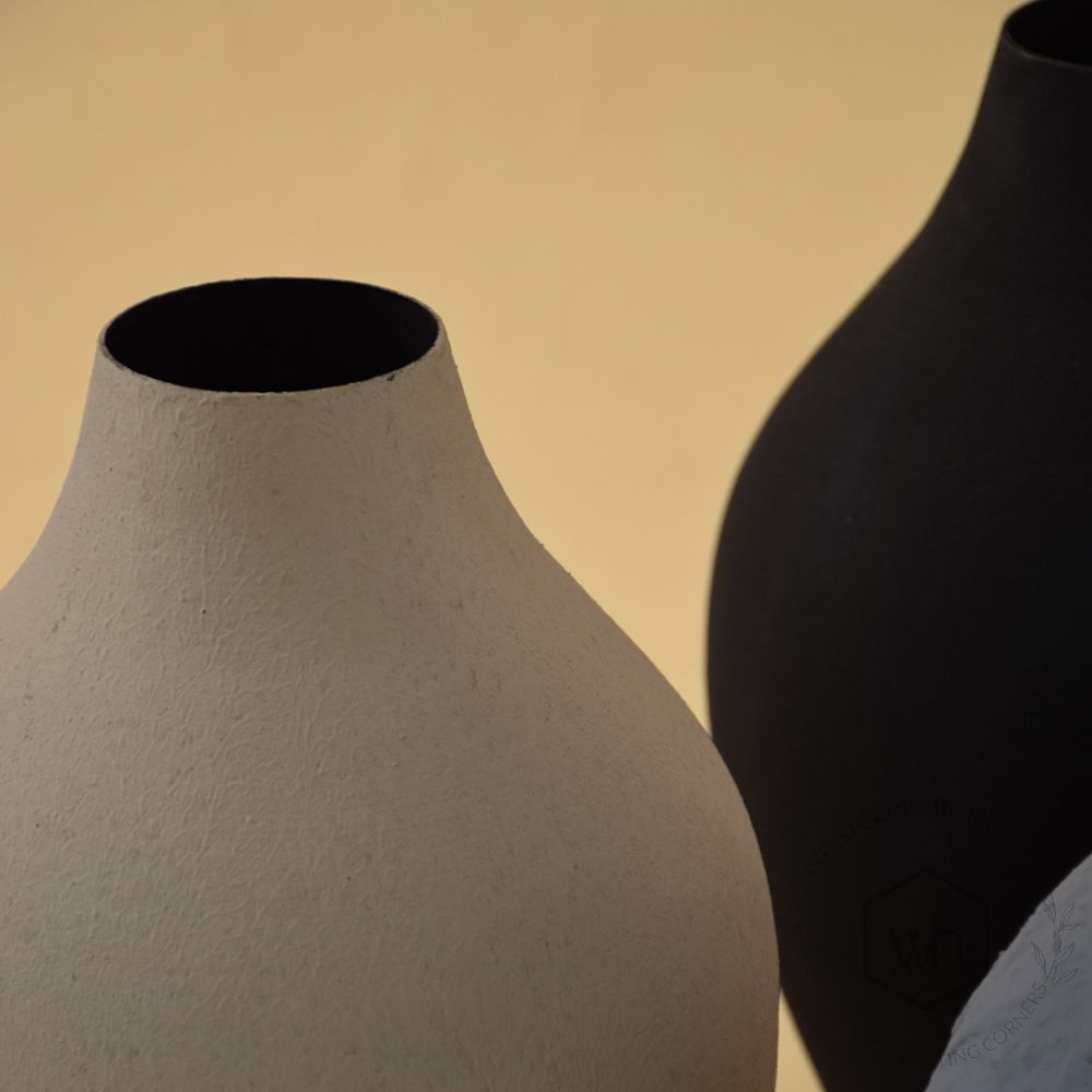 Mirage Vase - Grey Closeup