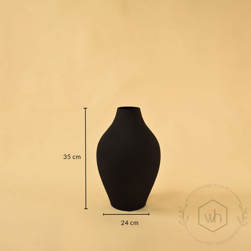 Mirage Vase - Black Dimensions