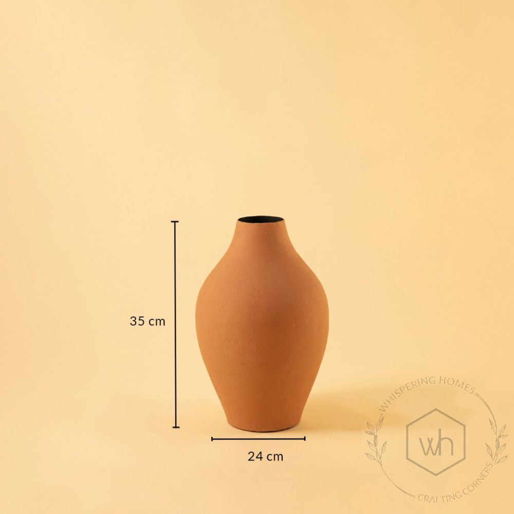 Mirage Vase - Peach Dimensions