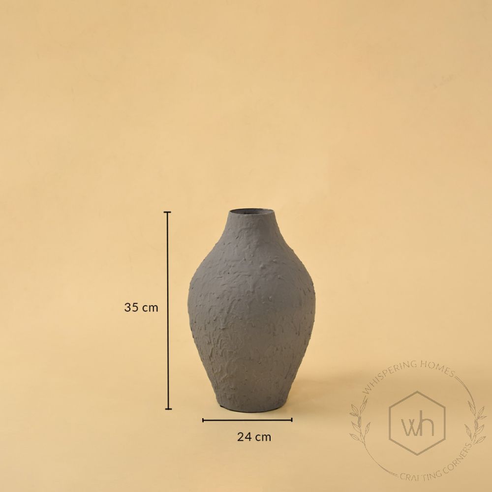 Mirage Vase - Dark Grey Dimensions