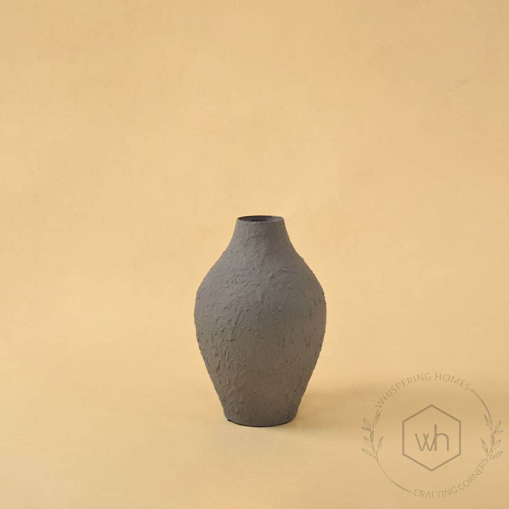 Mirage Vase - Dark Grey White Background