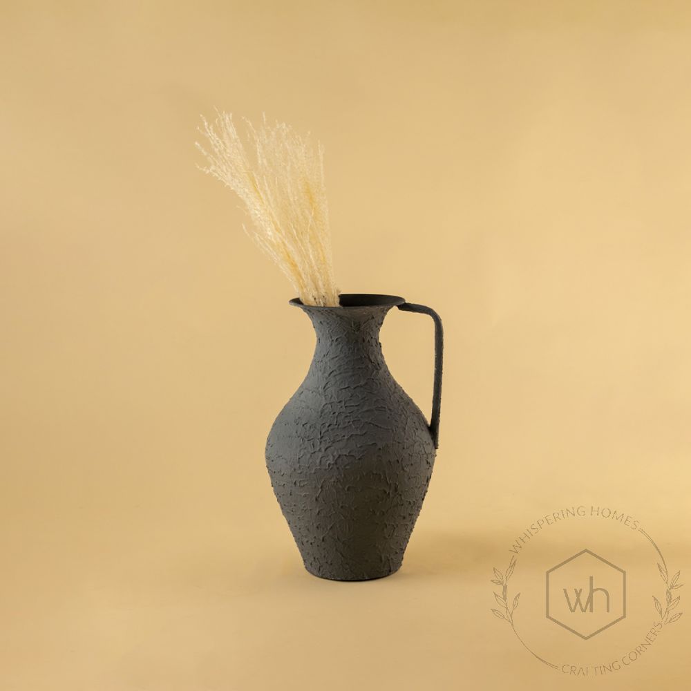 Suraahi Vase - Dark Grey Lifestyle