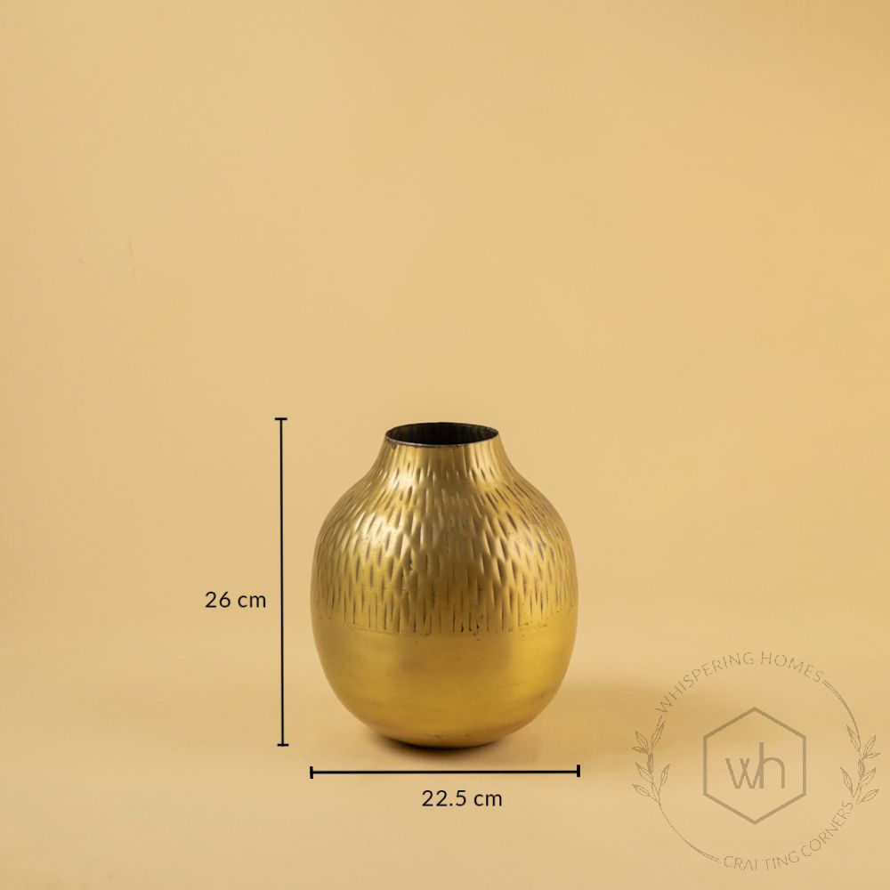 Sindhu Vase - Gold Large Dimensions