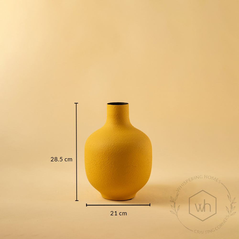 Bumpa Vase - Yellow Dimensions