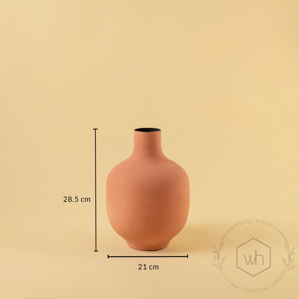 Bumpa Vase - Peach Dimensions