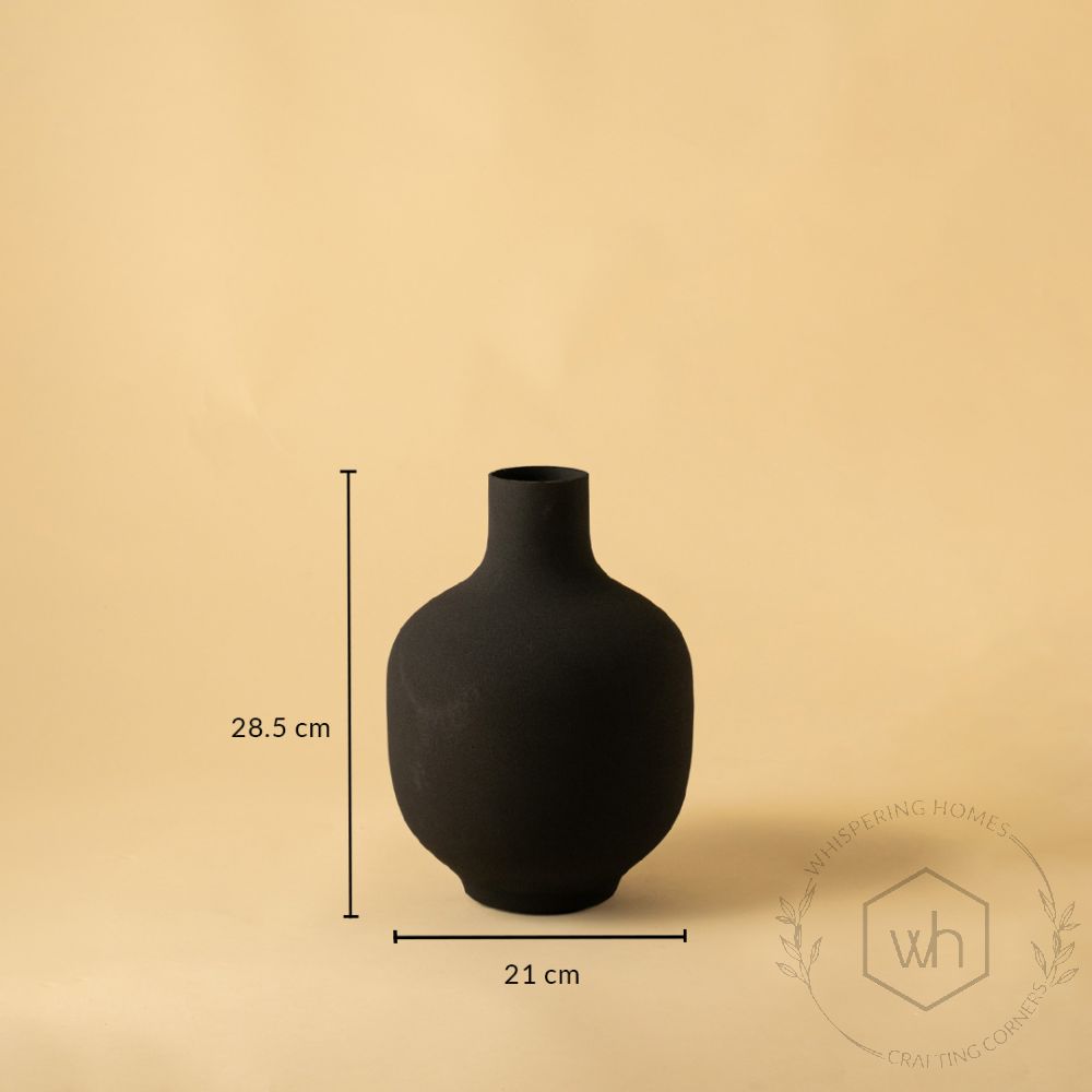 Bumpa Vase - Black Dimensions