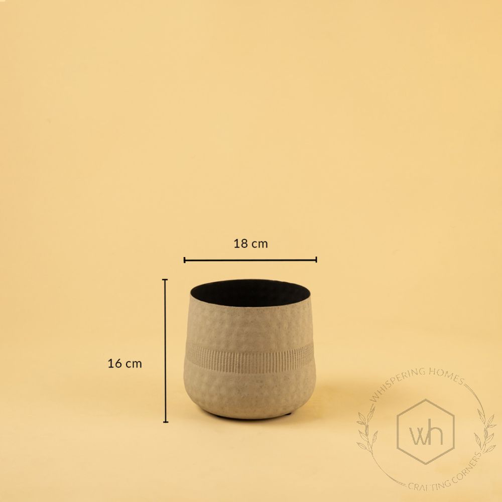 Meadow Vase - Grey Dimensions