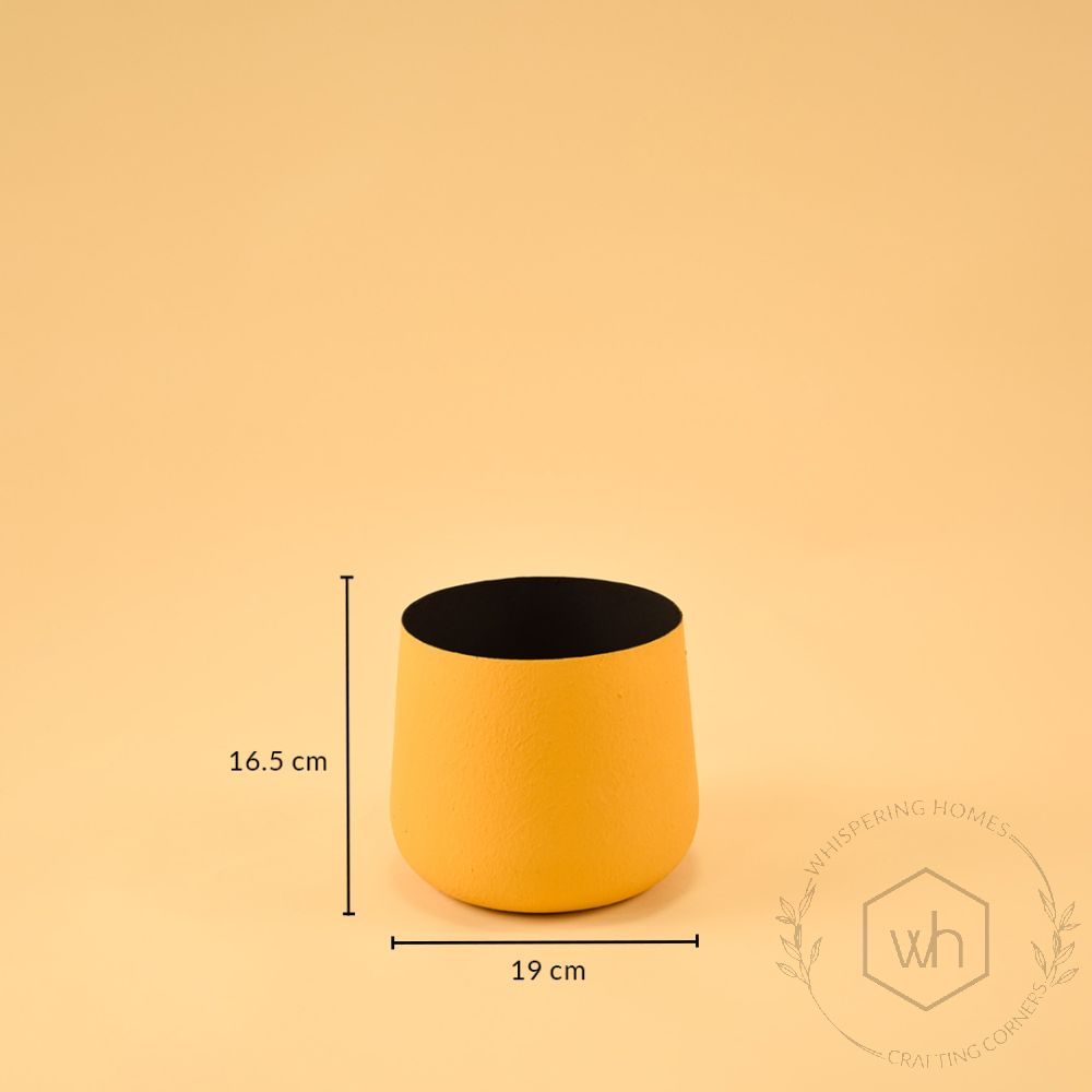 Meadow Vase - Yellow Dimensions