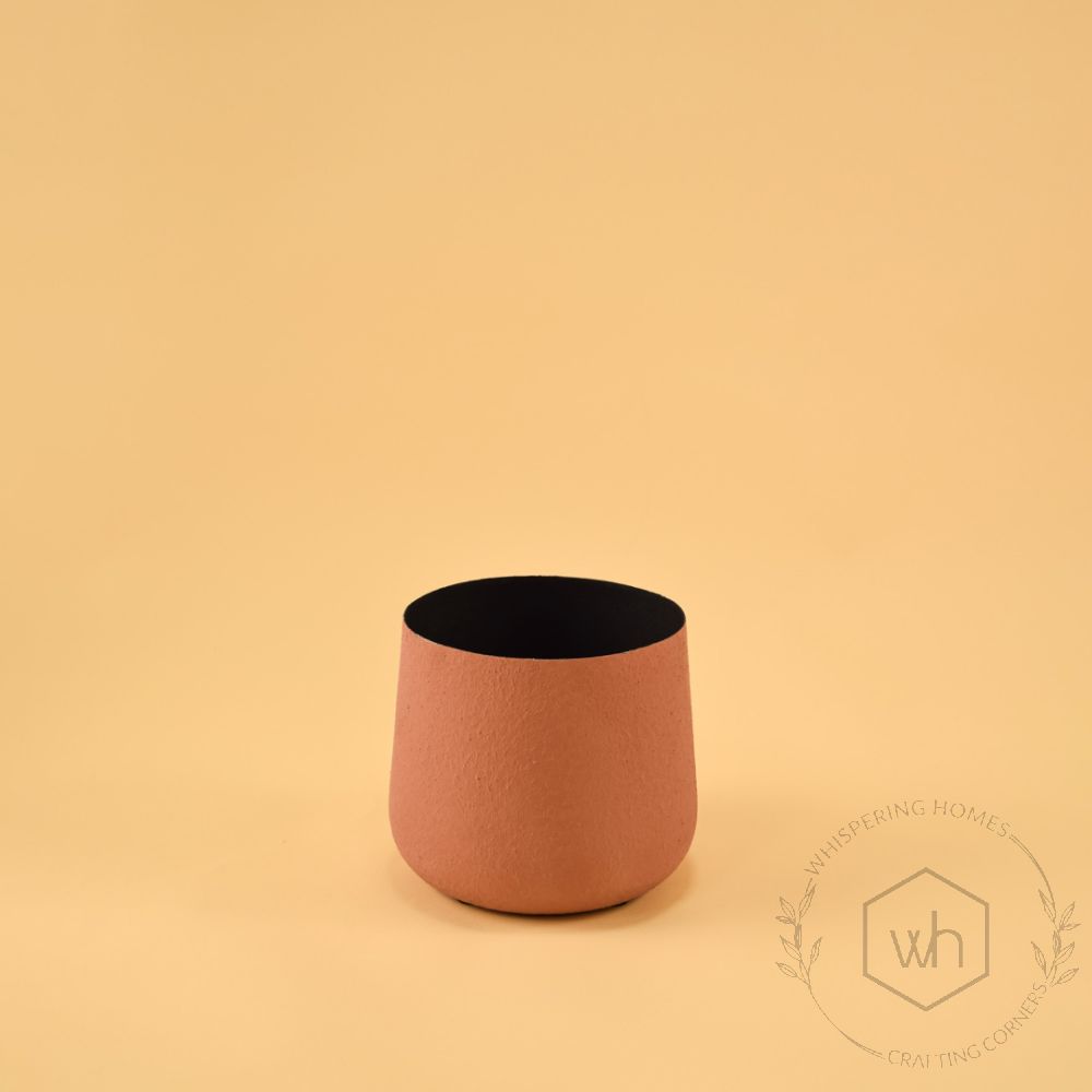 Meadow Vase - Peach White Background