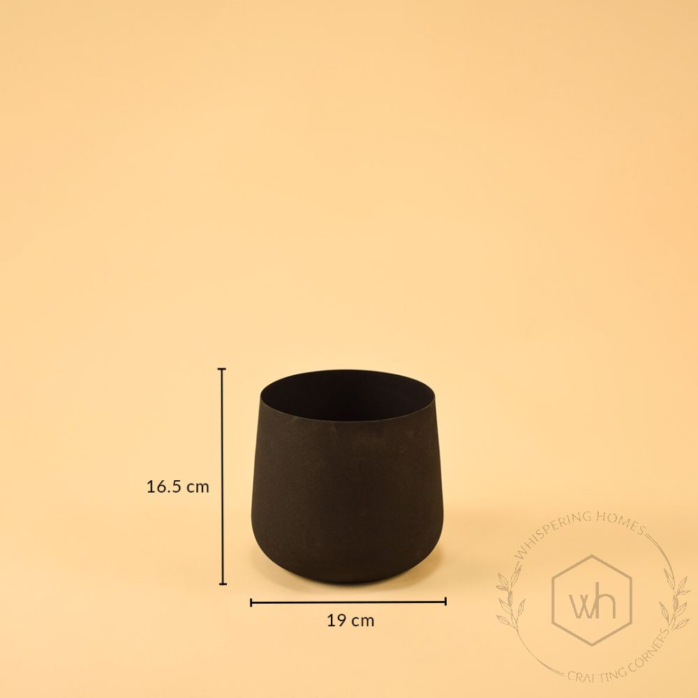 Meadow Vase - Black Dimensions