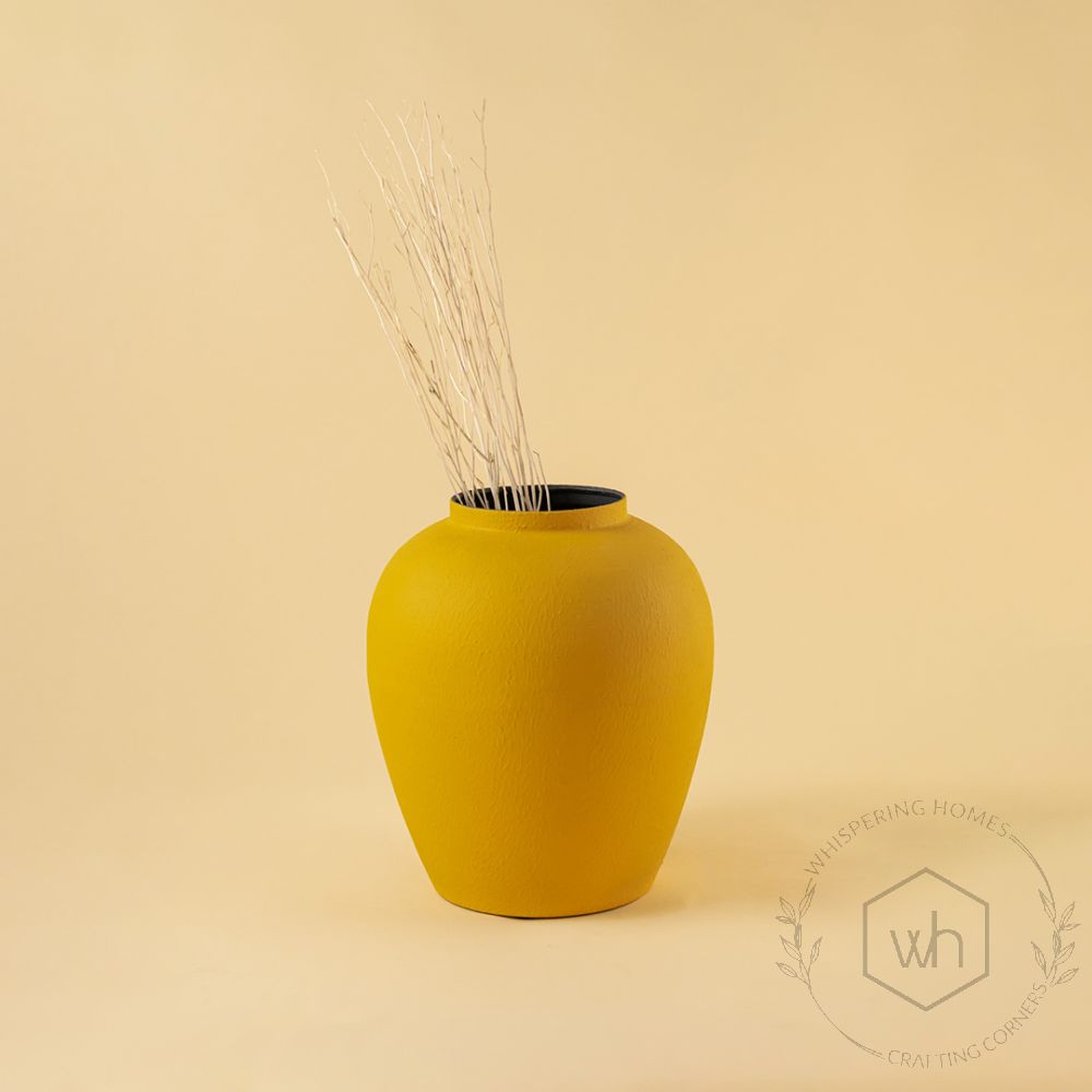 Kumbh Vase - Yellow Lifestyle