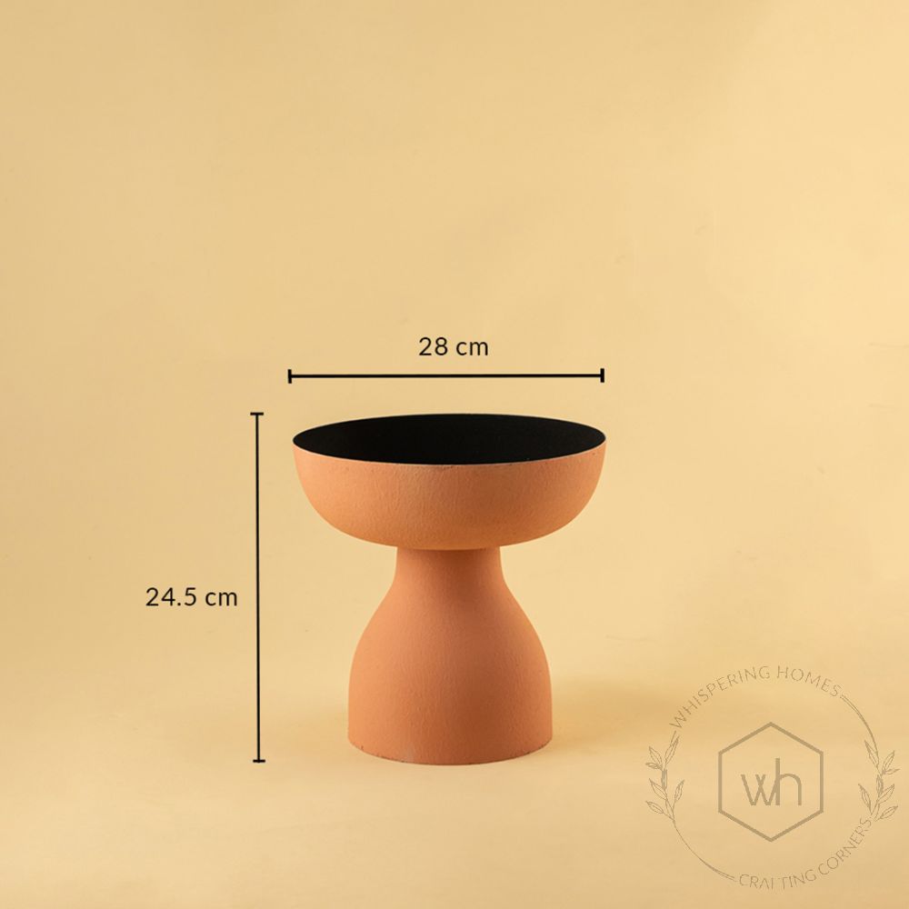 Takht Vase - Peach Dimensions